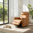 Kayelyn 31.5" Wide Modern Ultra Comfortable Swivel and Rocker Manual Recliner Chair (Set of 2)-672766487