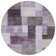 Machine Washable Indoor/Outdoor Cicel ACN1190 Eggplant Rug