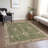 Machine Washable Indoor/Outdoor Xhevrie Aloe Rug-1337718940