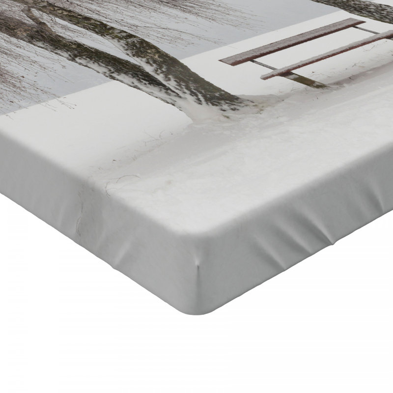 Microfiber Patterned Fitted Sheet, Full/Double Fitted Sheet