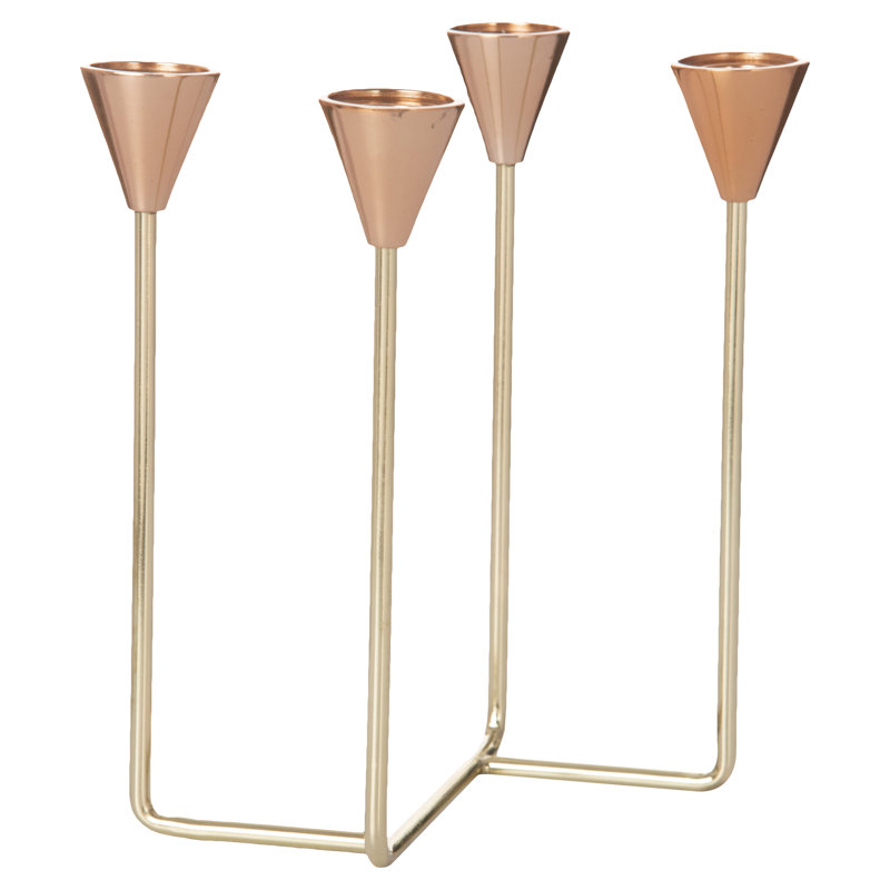8.7'' H Aluminum Tabletop Candelabra