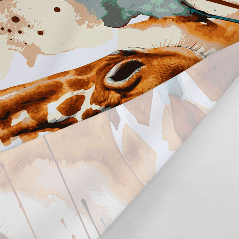 Tapisserie murale girafe Wildlife, 51 po x 60 po