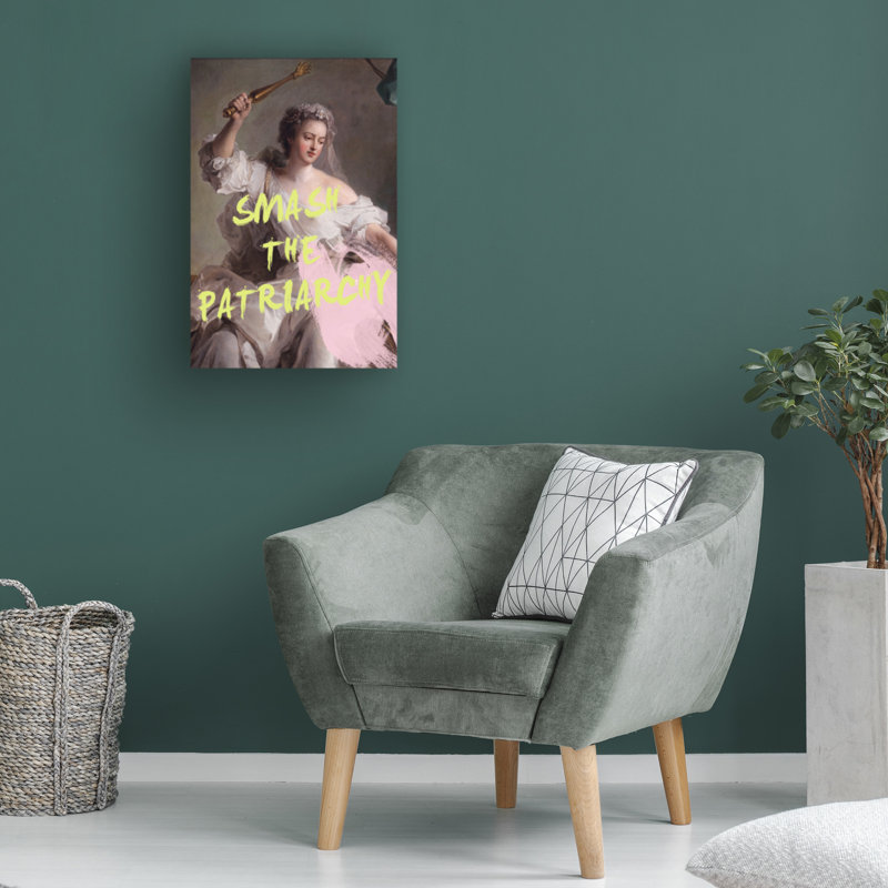 "Bachelor Grace", art numérique sur toile par Smashneon Ratioiso, H 16 po x l 24 po