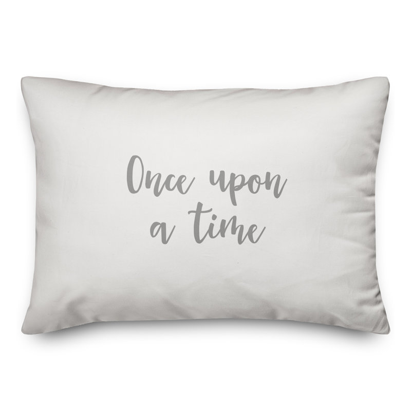 Throw Pillow, Gray/White