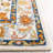 Fredericke Tufted Wool/Cotton Performance Oriental Rug in White/Blue/Yellow-235450776