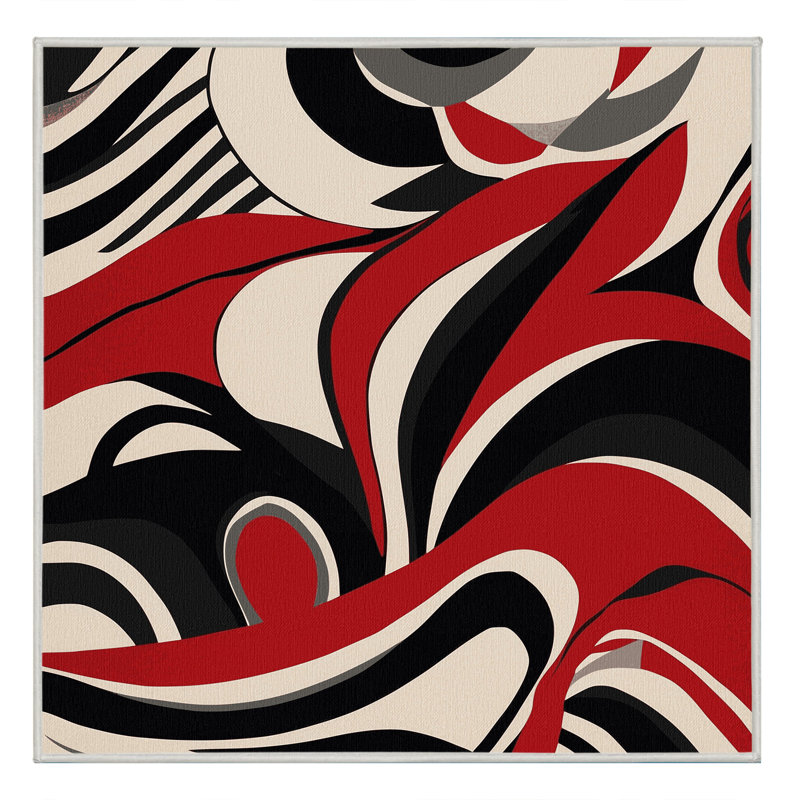 Eternal Fire Rug, Square 5'