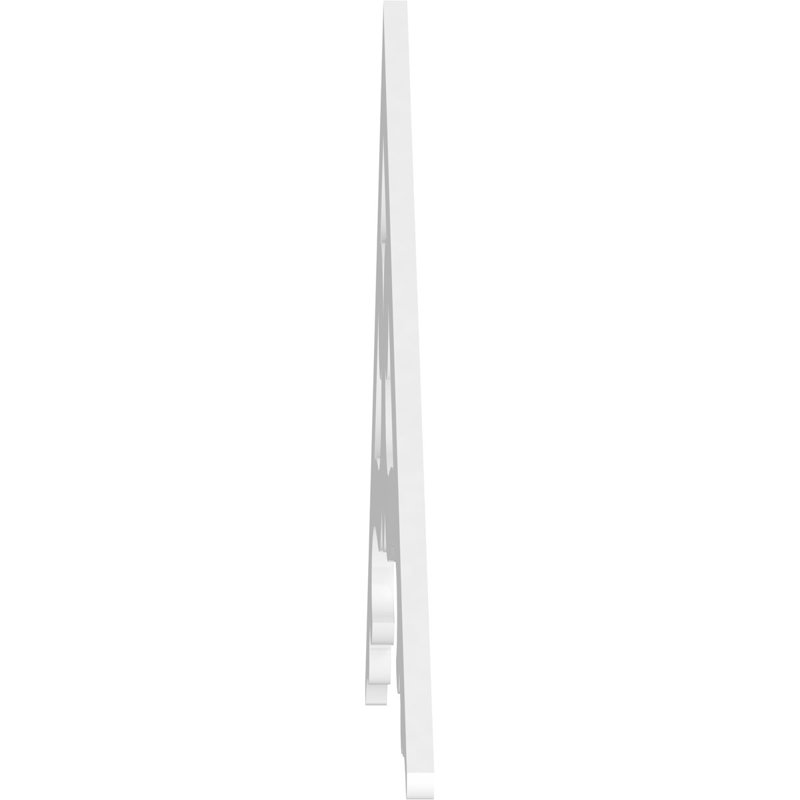 Pignon en PVC de qualité architecturale Brontes, H 30 po x l 72 po x P 1 po, 10 / 12