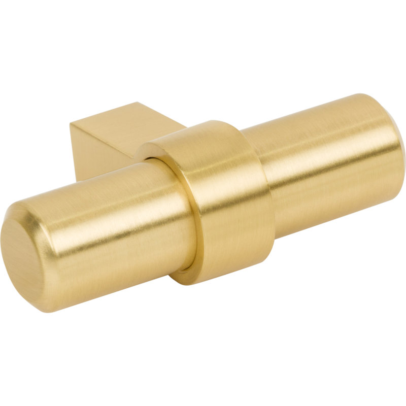 Key Grande 2" Length "T" Knob, Brushed Gold