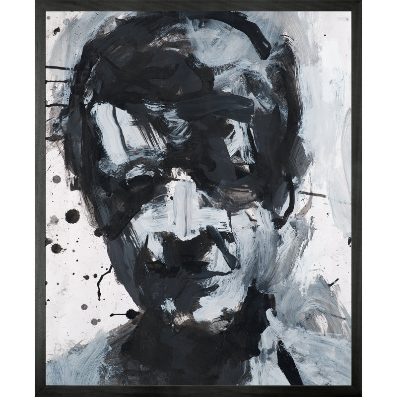 Self Portrait No. 8 by Harry Simmonds - Single Picture Frame Print on Canvas