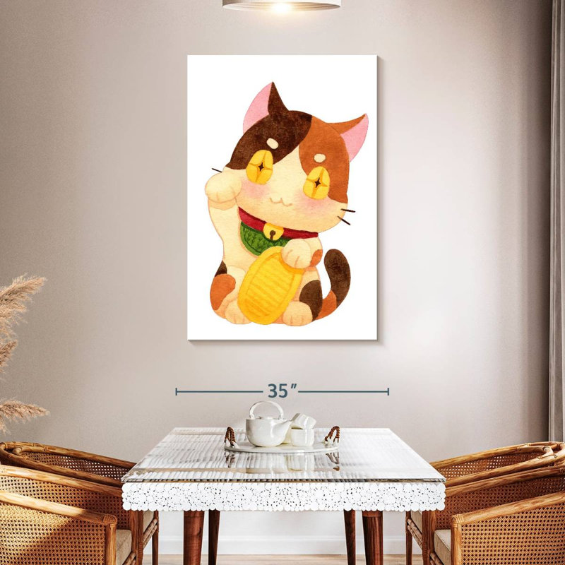 Brampt Chinese Cat, 48" H x 32" W