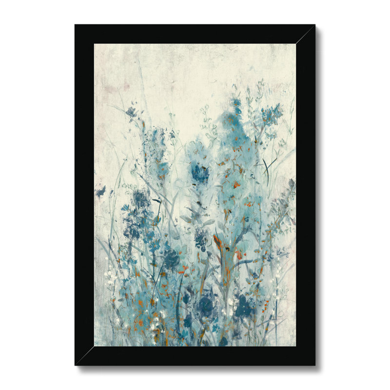 Blue Spring II by Timothy O' Toole - Painting, 80cm H x 55cm W, Black Single Picture Framed Paper