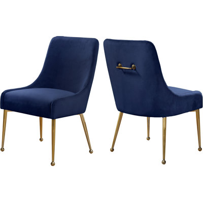 Owen Velvet Upholstered Side ChaiR