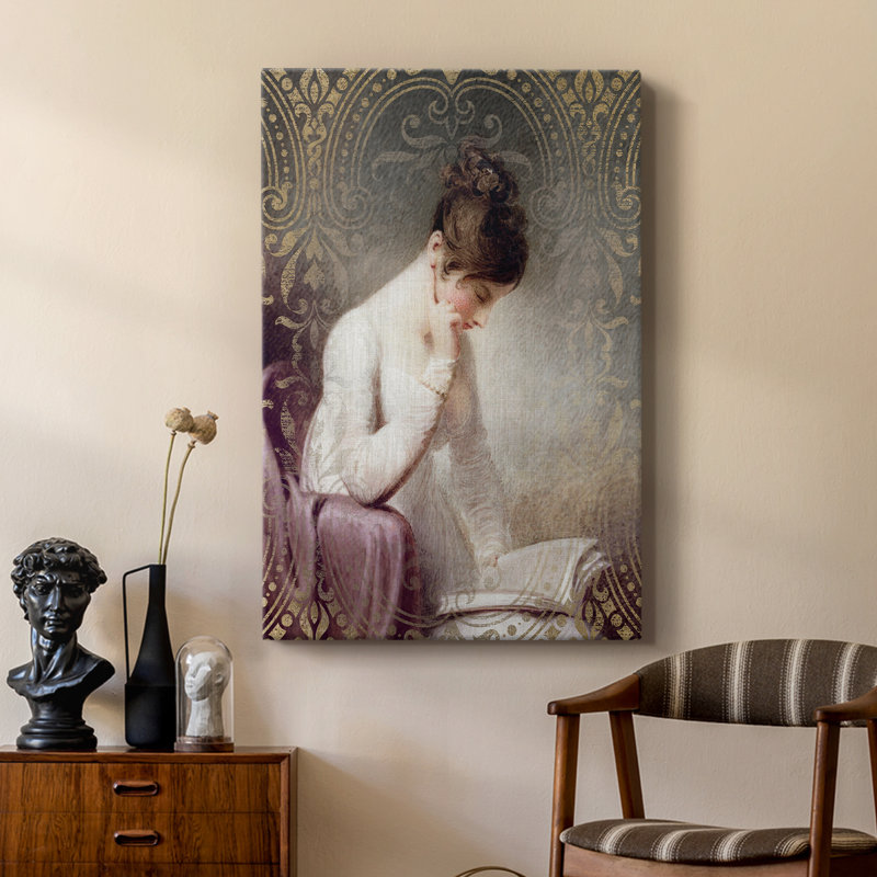 Une histoire intéressante - Cavas de galerie sur mesure, H 18 po x l 12 po