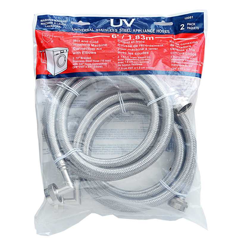 Ensemble de connexion pour machine à laver uv chaude et froide
