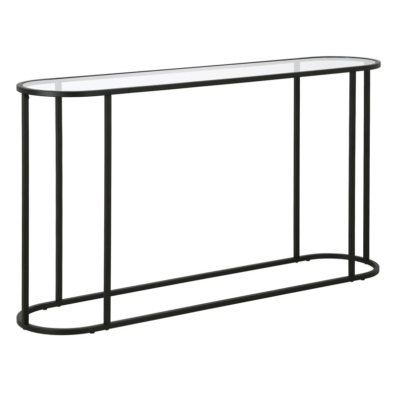 Mccay 137.16Cm Console Table, Blackened Bronze