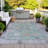 Machine Washable Indoor/Outdoor Xhevrie Mint Rug-111940030