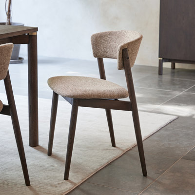 COCO Upholstered Armchair in Brown