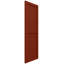 L 10 3/4 po x H 29 po en composite EnduraCore, deux panneaux encadrés de planches et de lattes, rouge poivre (par paire - quincaillerie non incluse)-134547833