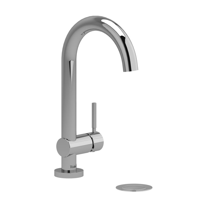 Robinet de lavabo à poignée simple Riu, Chrome