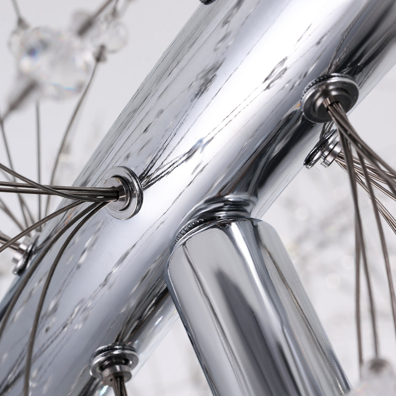 32 - Light Chandelier, Chrome