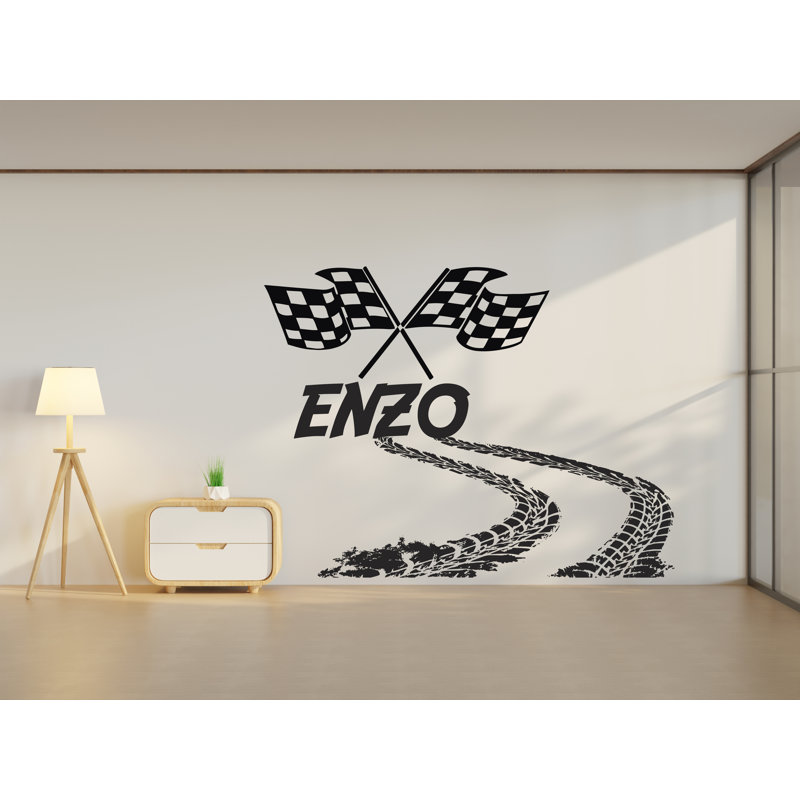 Adhésif décoratif Emnzo, H 29 po x l 22 po, Lilas
