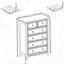 Commode moderne à 6 tiroirs, commode à tiroirs et rangement pour vêtements