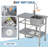 Stainless Steel Single Bowl Kitchen Sink – Durable, Rust-Resistant, Easy-Clean Design