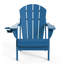 Chaise Adirondack pliable Hayfield en PEHD avec porte-gobelet résistant aux intempéries -2091441357