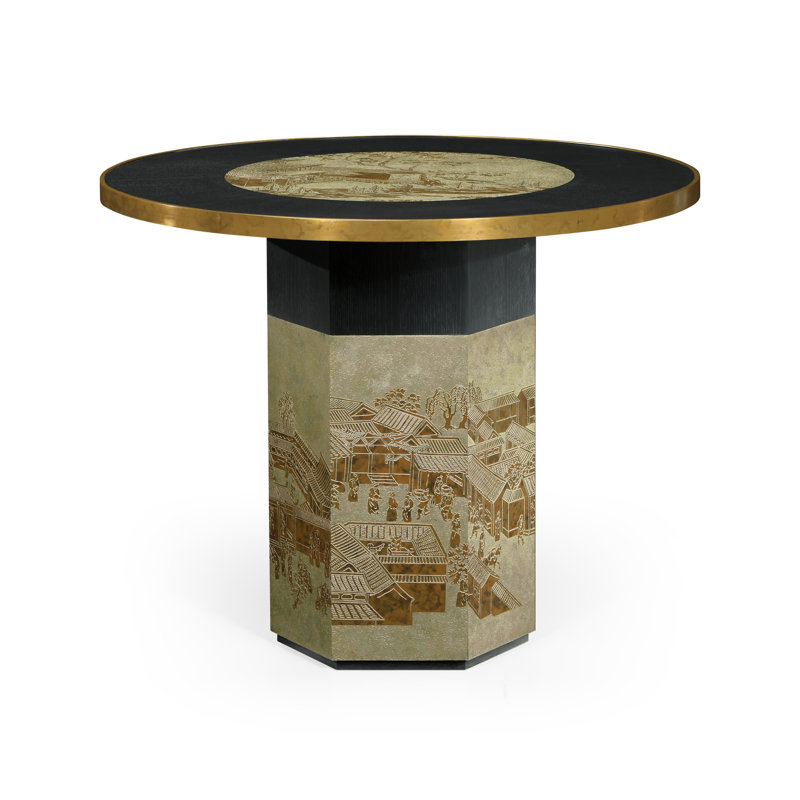 Fusion Round Solid Wood Dining Table