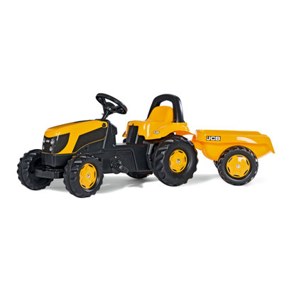 Rolly Toys Kid JCB Tractor & Trailer