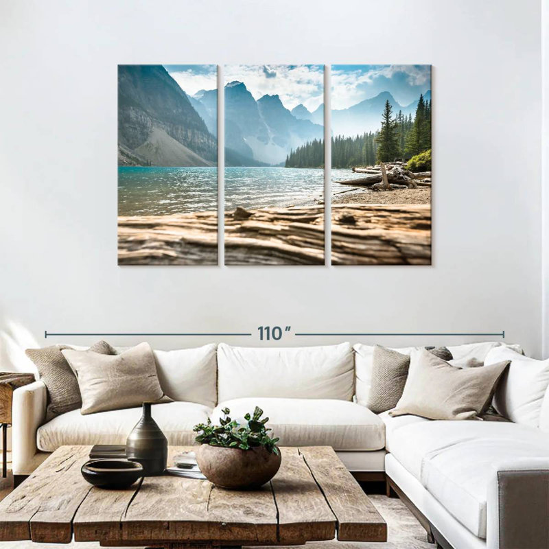 Alvord Enchanting Moraine Lake, H 48 po x l 74 po