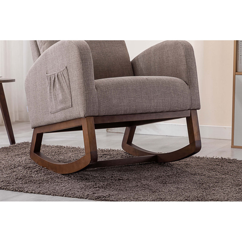 Chaise berçante Coinde, Gris