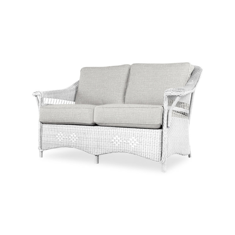 Nantucket Outdoor 2 - Seat, White, Sandberg Navy