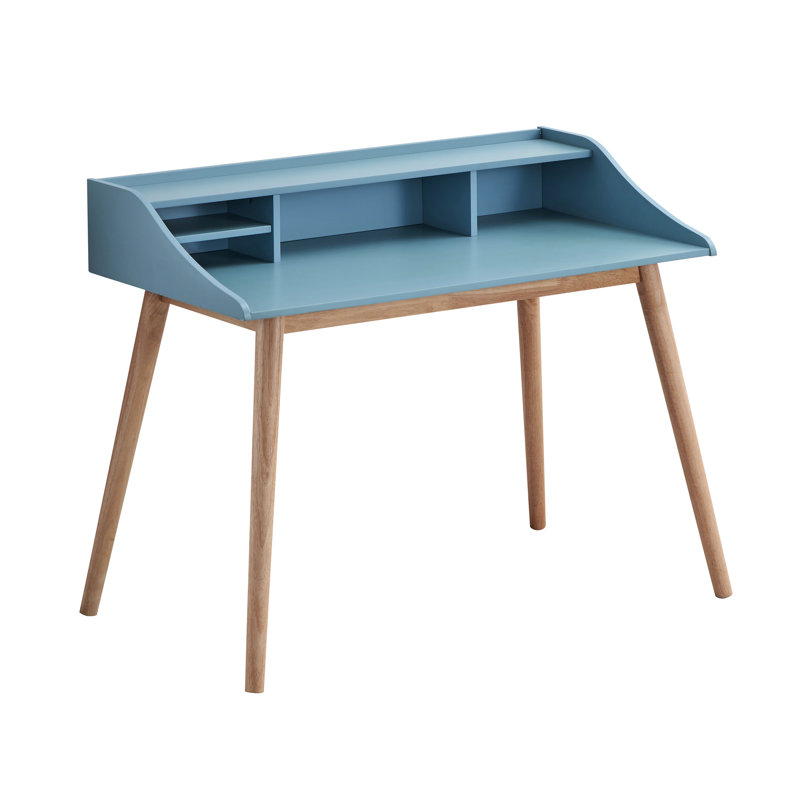 Bureau d'écriture Mid-Century bleu