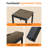 Extendable Outdoor Dining Table for 4-6 Person, Rust-Free Aluminum Expandable Patio Dining Table, 32"-65" Adjustable Square/Rectangle Extendable Patio Table for Garden, Lawn, Deck, Limed Oak-2028051212