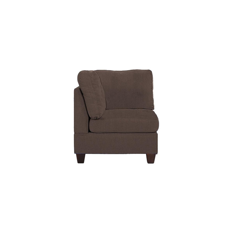Mobilier de salon d'angle et coin café noir