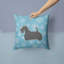 Coussin intérieur/extérieur en flocons d’hiver-32011273