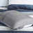 King Comforter And Sheet Ensemble - Grey, Navy, Blue Bedding Bedroom Includes Comforter, Sheets, Pillows