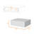 One Drawer Faux Wood Floating Nightstand-113066227