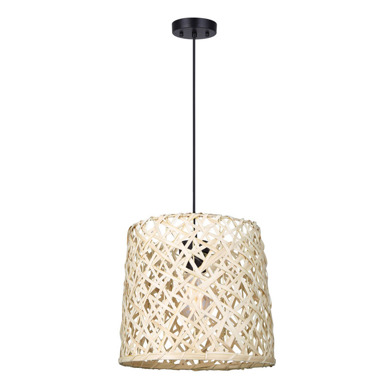 Ruochen 1 - Light Black Drum Pendant