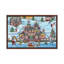 Christmas Gingerbread Inn And Cafe by Cheryl Bartley - Print on Canvas-84495211-84495208