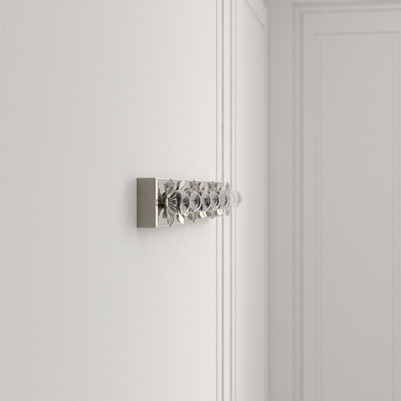 Keaton 7 - Light Bath Bar, Burnished Silver Leaf