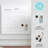 Thomas Martha Stewart Magnetic Monthly Calendar Dry Erase Board with Woodgrain Frame, Dry Erase Marker, and 2 Magnets-89798286