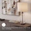 Lampe de table claire 22 po Batty