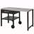 Outdoor Kitchen Cart Foldable Outdoor Prep Station Portable BBQ Cart Grill Cart With Foldable Top And Storage Space For Backyard, Patio-156464197