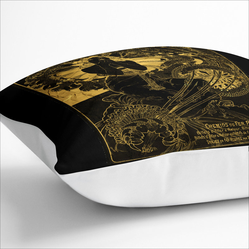 Square Cushion, 40cm H x 40cm W x 15cm D, White