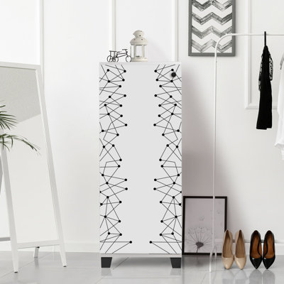 16 Pair Shoe Storage Cabinet