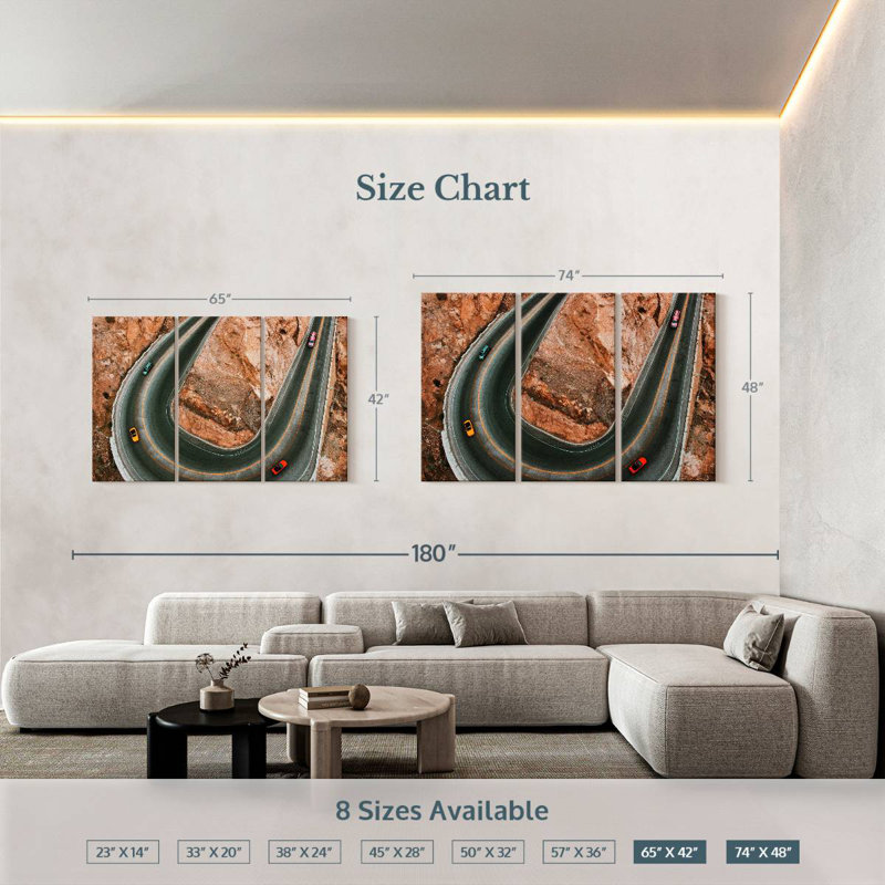 Mehar Busy Canyon Road, H 42 po x l 65 po