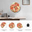 Horloge murale en verre Koi Fish-709326897