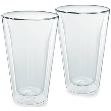 Spike Double Wall Insulated 13.5 oz Glasses, Set of 4